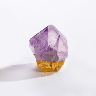Gold Plated Amethyst Point  |  Shoppe Geo