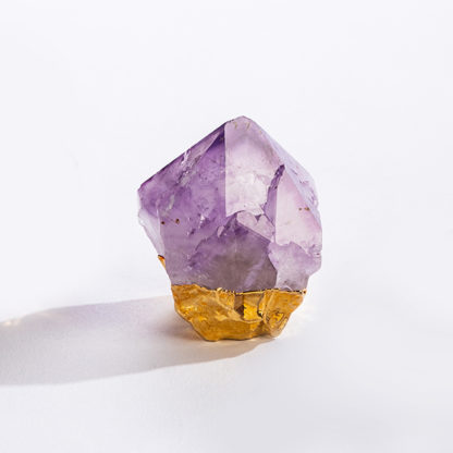 Gold Plated Amethyst Point  |  Shoppe Geo