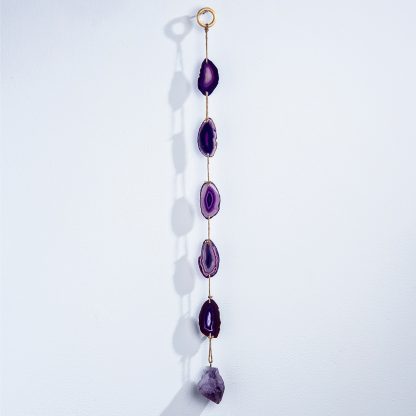 Purple Agate Wall Hanging | Shoppe Geo